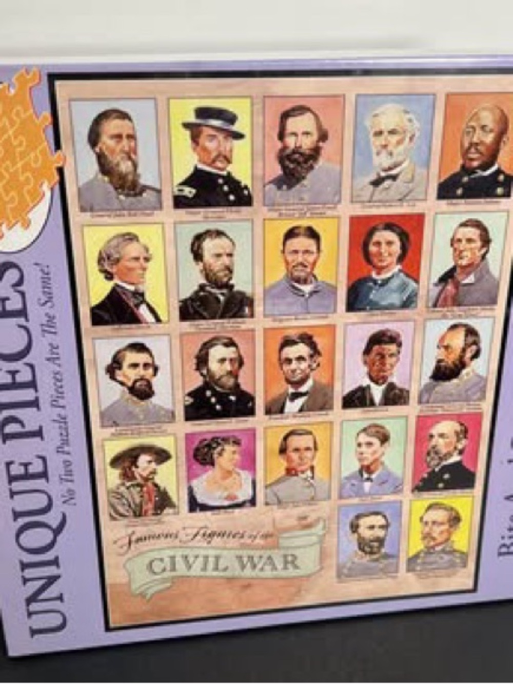 NEW Vintage 1999 Bits & Pieces Civil War Puzzle 1500 Pieces 24x33 History Jigsaw - Picture 5 of 5